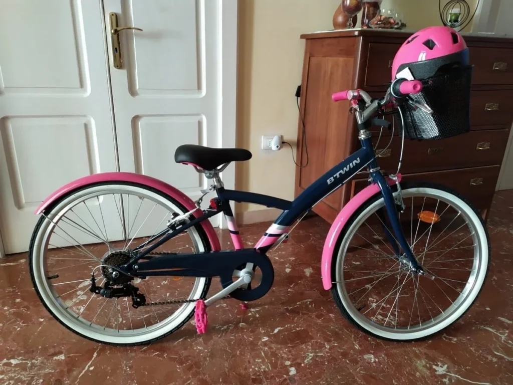 la bicicletta nuova di Francesca