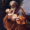 St Joseph with Infant Christ in his Arms, by Guido Reni