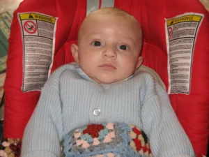 Eugenio baby nel trasportino