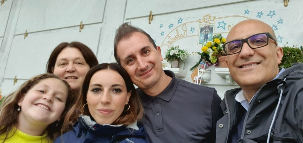 noi fantastici 4 con Luca e Rosaria Ruberto