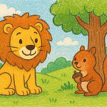 Il leone e lo scoiattolo
