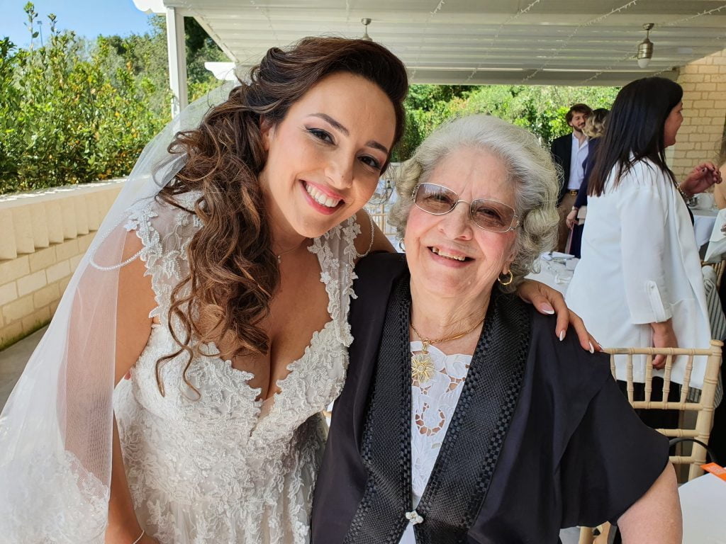 Viviana con nonna Rosaria
