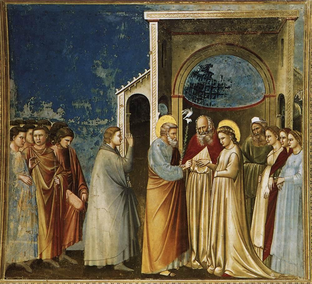 Giotto Di Bondone No. 11 Scenes From The Life Of The Virgin 5. Marriage Of The Virgin Wga09183