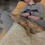 Eugenio e gatto Luke