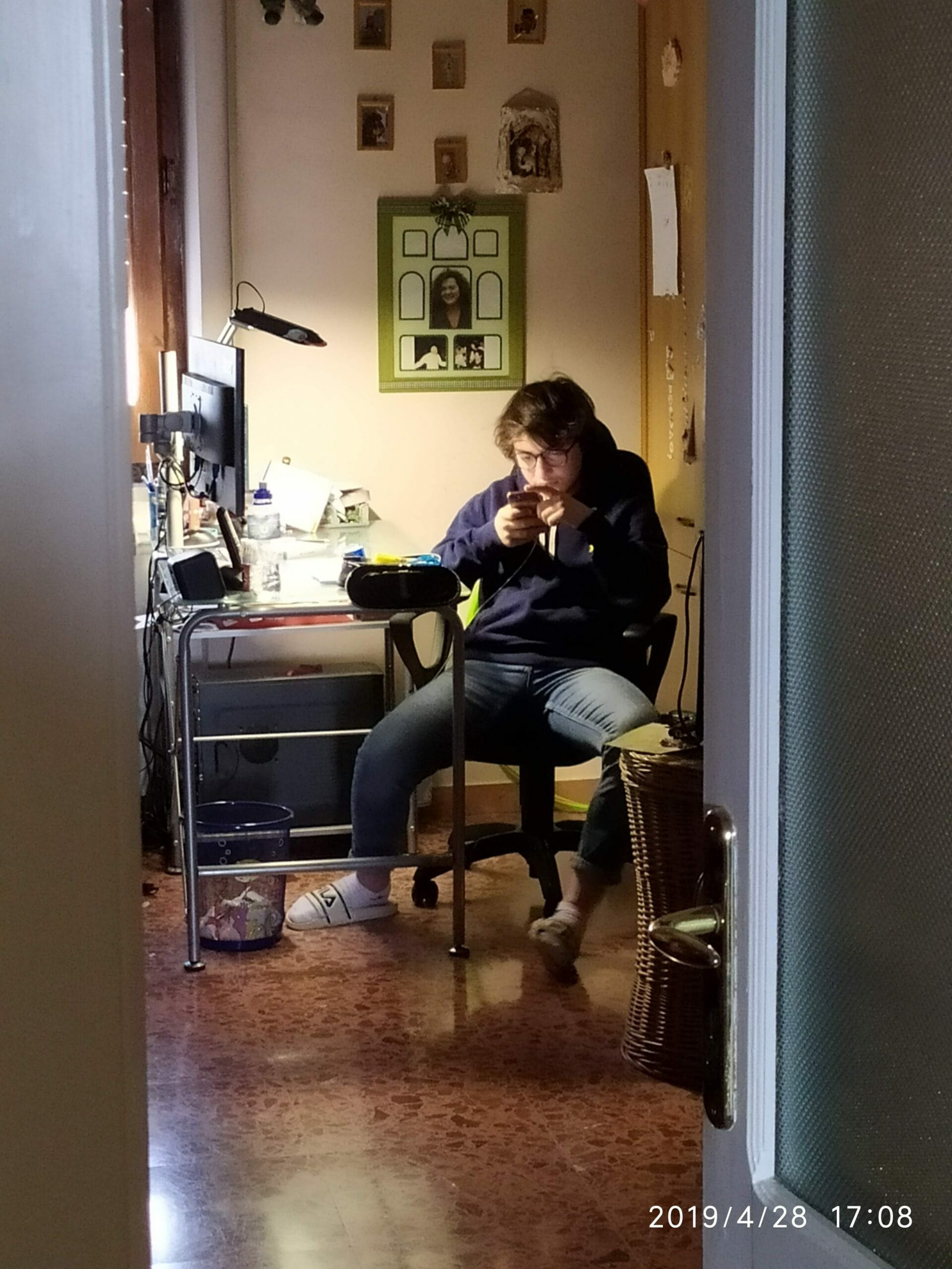 Eugenio in cameretta