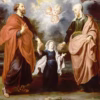 Santi Gioacchino e Anna con la piccola Maria