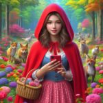 immagine di cappuccetto rosso tecnologica