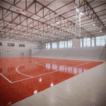 campo basket palazzetto centro polifunzionale Eugenio Ruberto