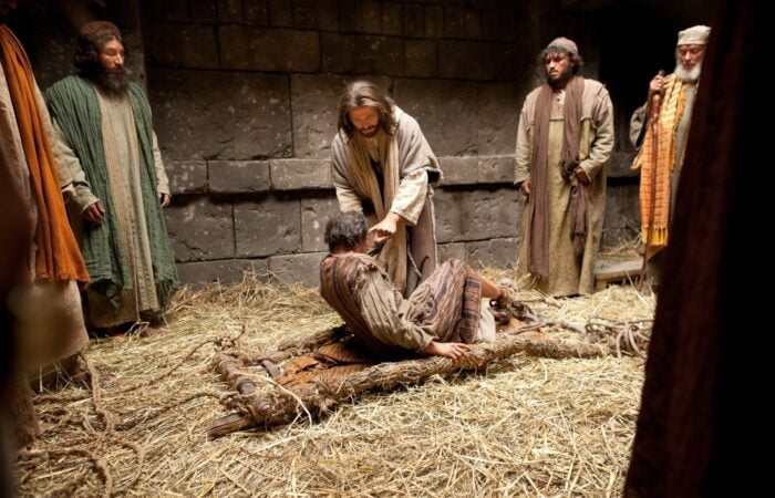 Jesus heals the paralytic