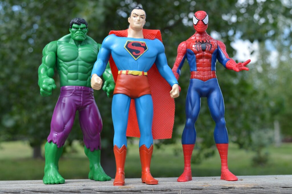 superheroes, incredible hulk, superman