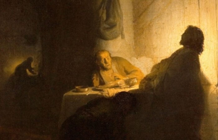 Rembrandt - Hristos la Emaus