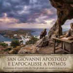 San Giovanni Apostolo a Patmos scrive l'Apocalisse