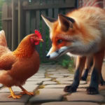 la gallina col becco rosso