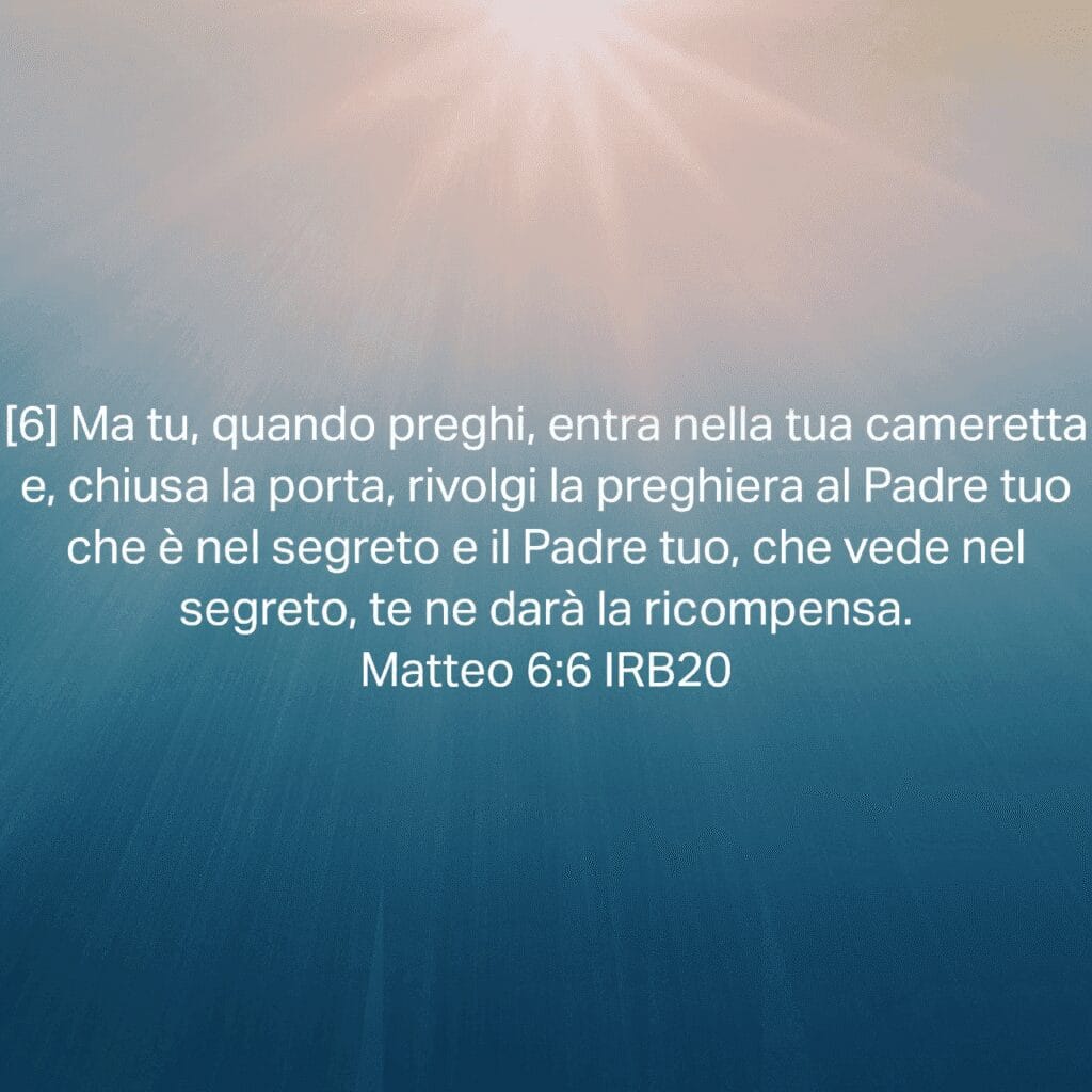 Scegliere di pregare