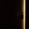 dark, door, door handle, porta stretta