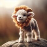 agnellino che sogna di essere un leone