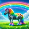 zebra arcobaleno
