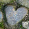 heart, st michael's mount, stone, pietra a forma di cuore