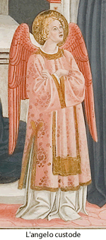 angelo custode di Santa Francesca