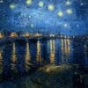 notte stellata sul Rodano Van Gogh