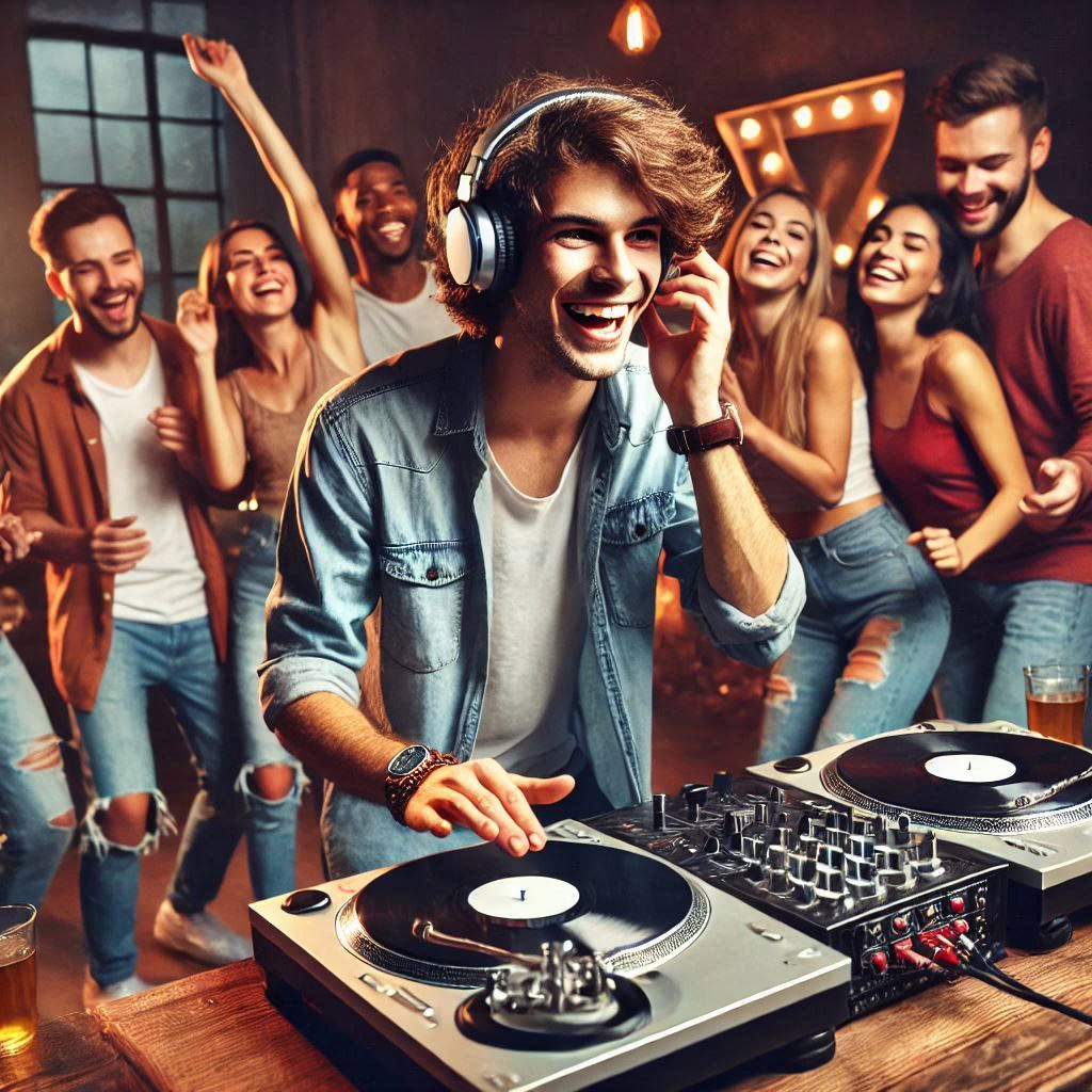 un giovane dj che ama la musica classica