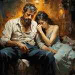 malato, malato spirituale, coppia abbracciata