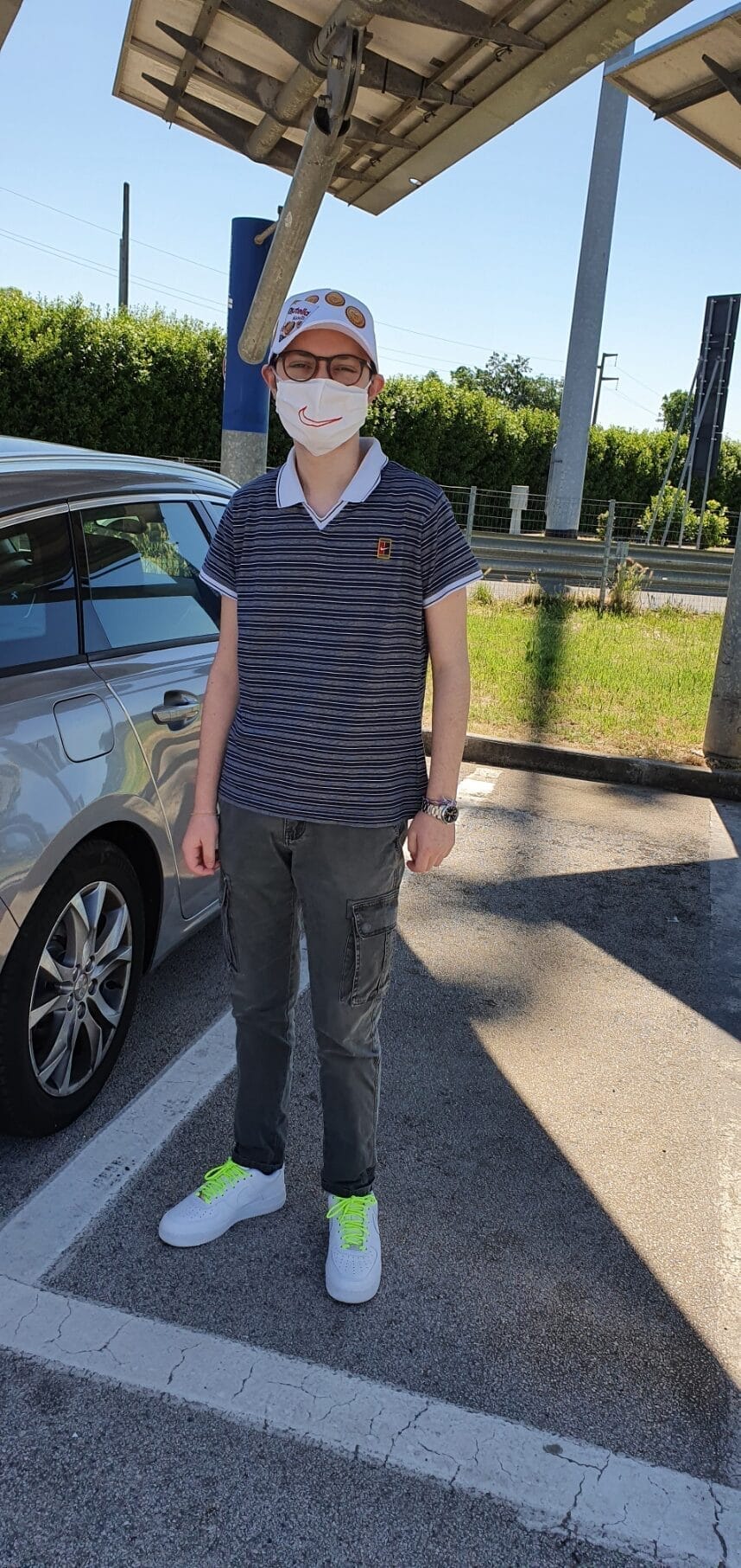 Eugenio in autogrill Casilina