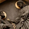 jesus gives peter keys unknown artist public domain