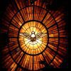 brown stained glass