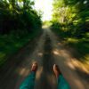 time lapse photography of person