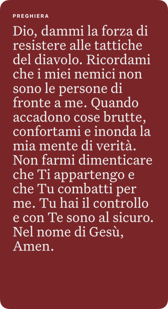 la tua battaglia è vinta