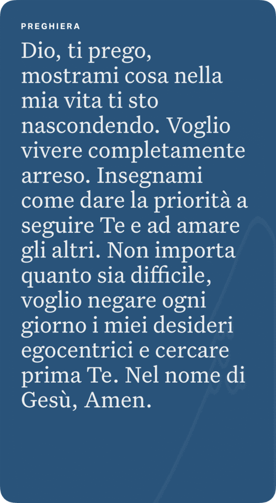 Il prezzo del seguire Gesù