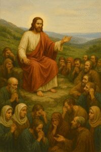 Ecco l’immagine ispirata al passo del Vangelo secondo Luca 6,20-26