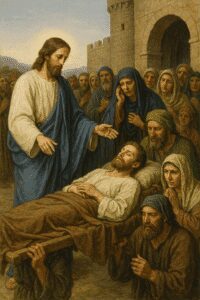 Lc 7,11-17 Gesù resuscita un giovane morto