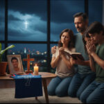 famiglia in preghiera