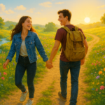 mettersi in cammino, ragazzo e ragazza