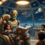 robot legge le favole