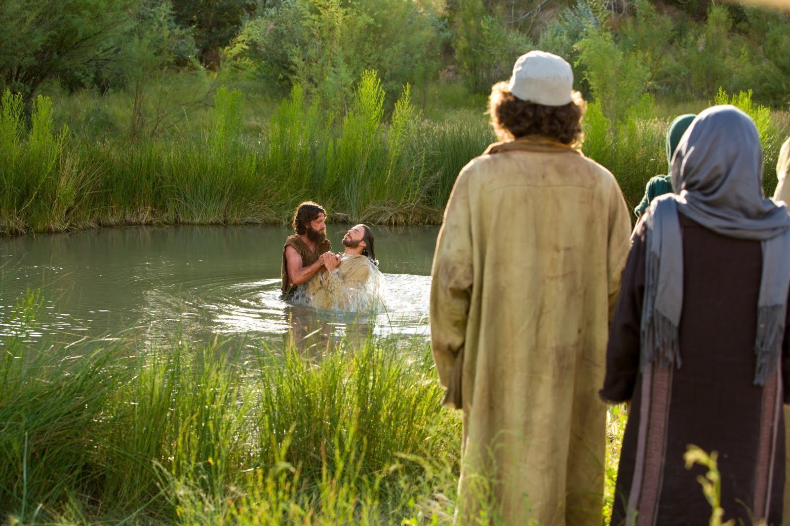 Gesù al fiume Giordano