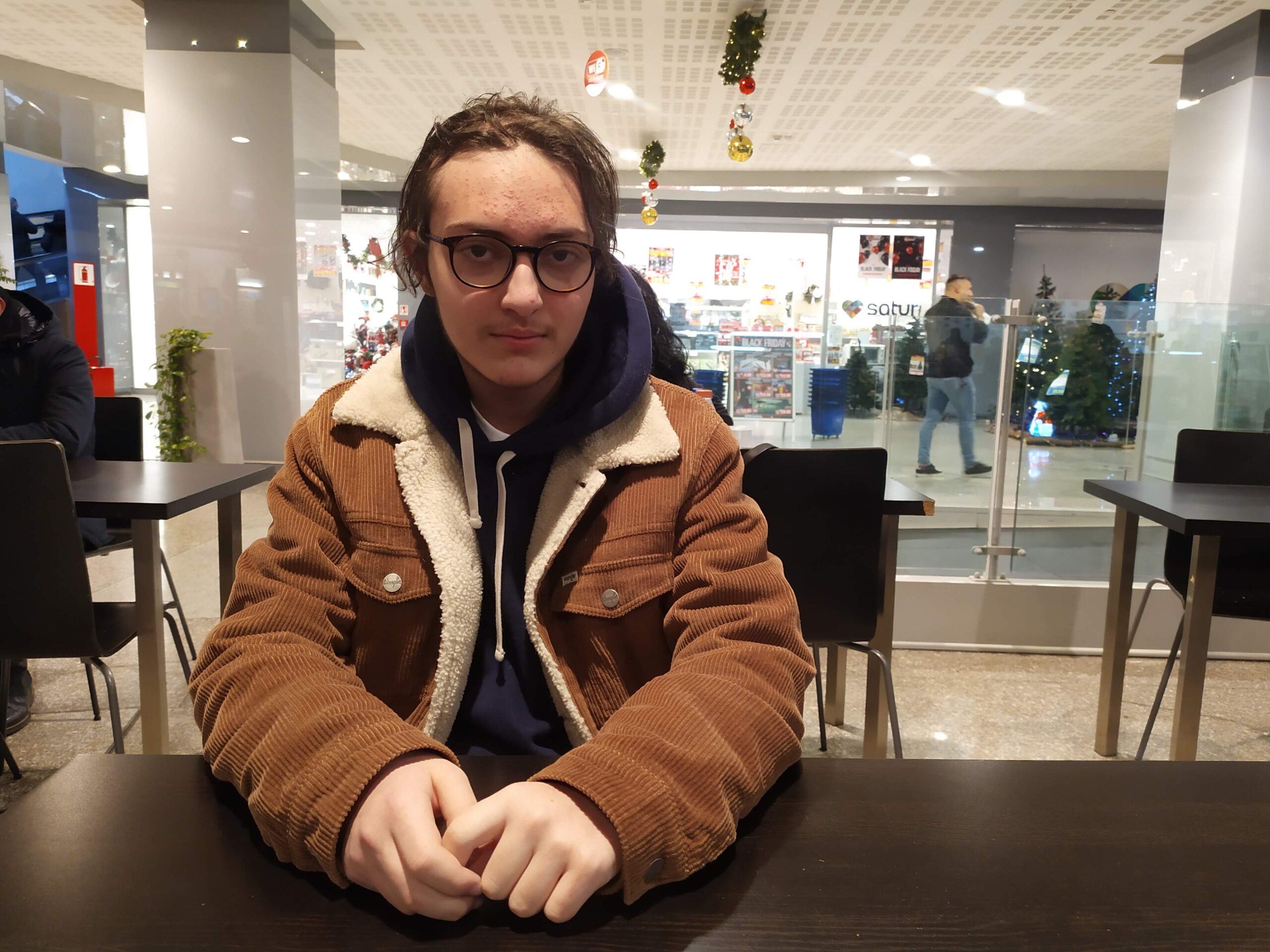 Eugenio at the La Romanina shopping centre