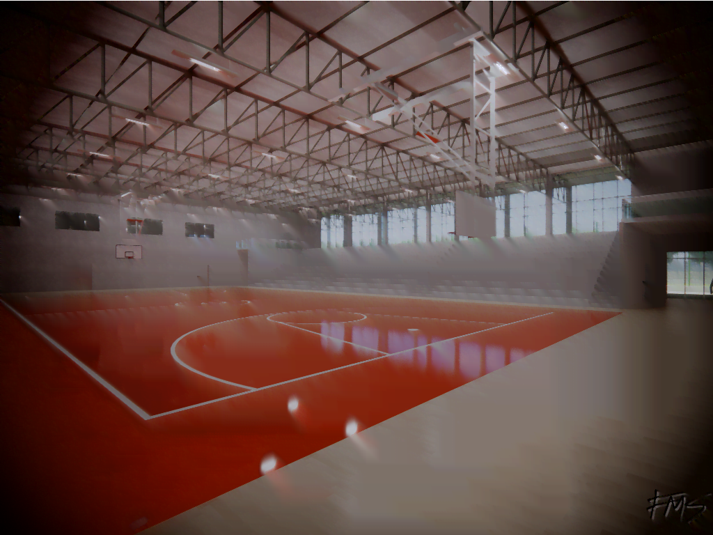 campo basket centro polisportivo Eugenio Ruberto