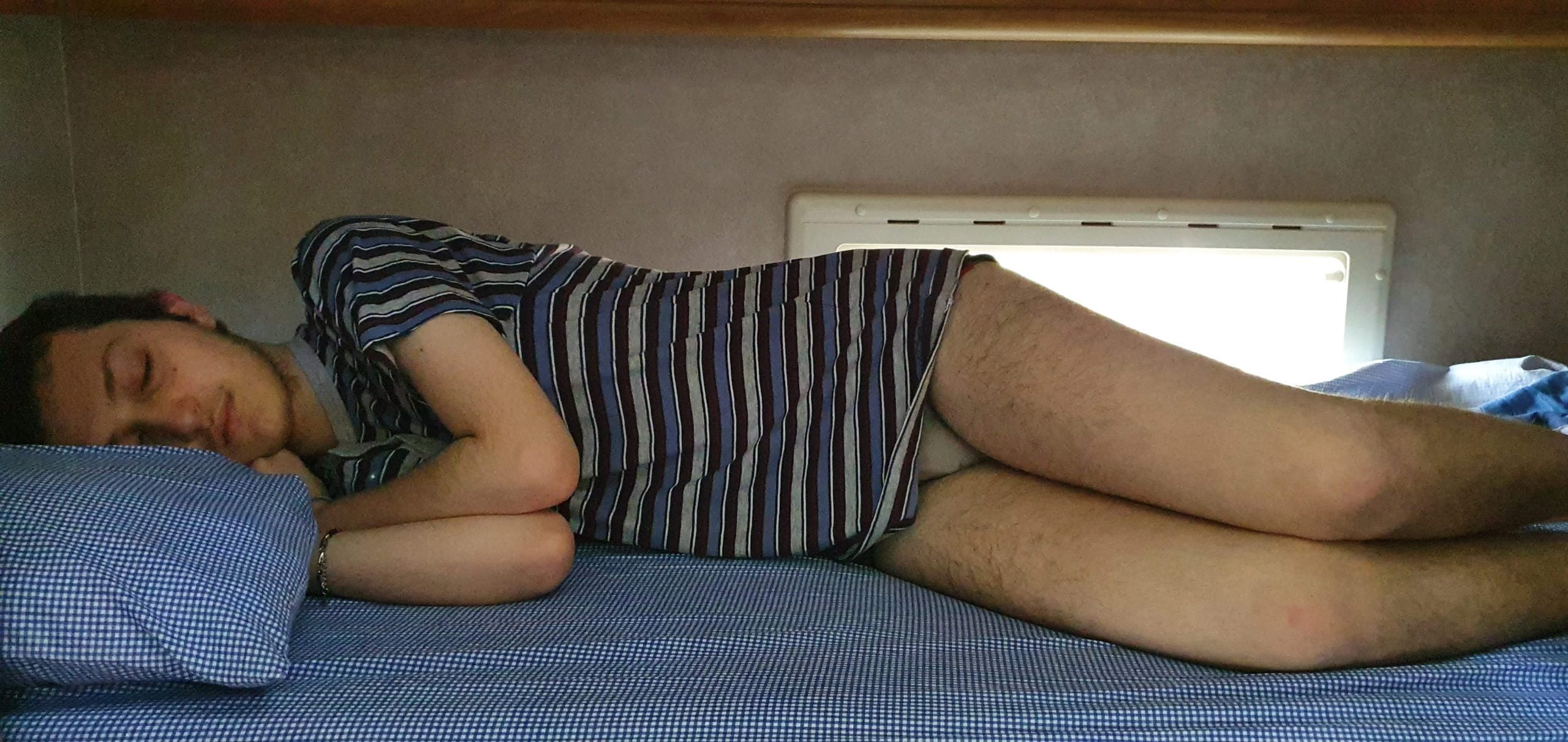 Eugenio dorme in camper PIO