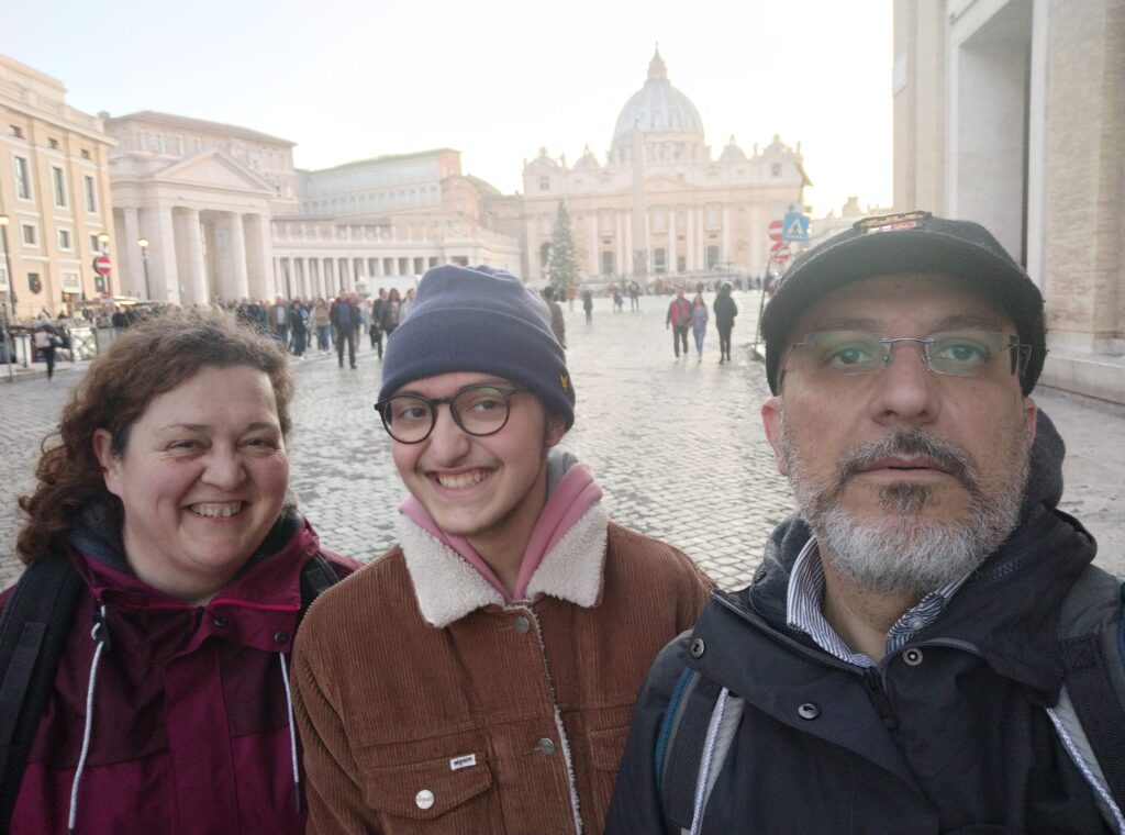 us fantastic 3 in St. Peter's square