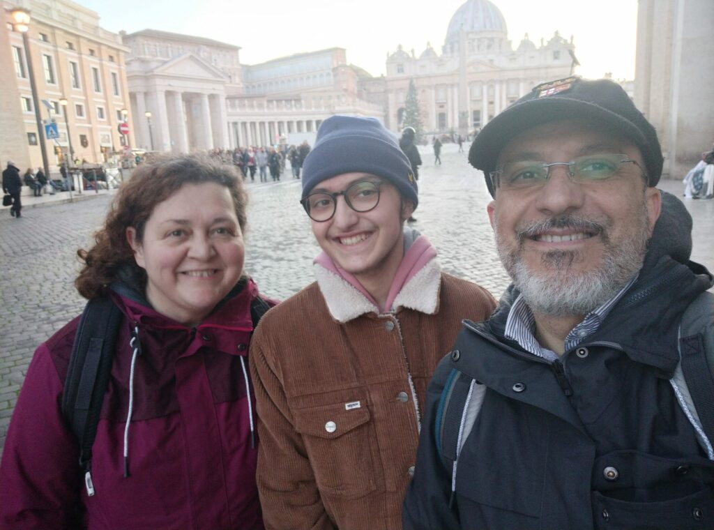 us fantastic 3 in St. Peter's square
