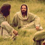 Jesus talar till lärjungarna