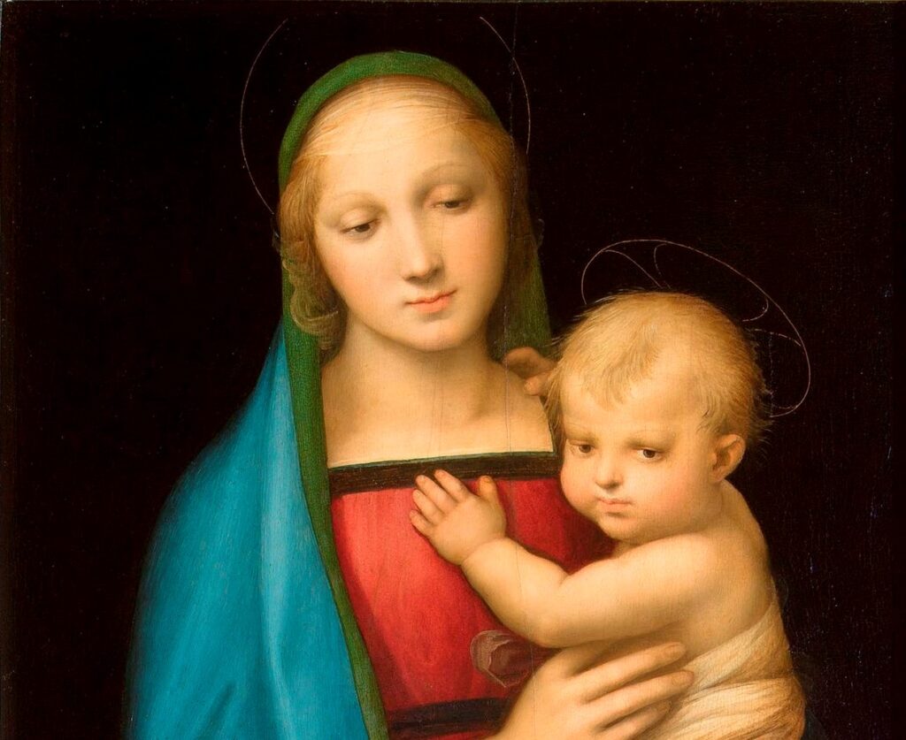 Raphael Madonna des Großherzogs: Heilige Maria Muttergottes 