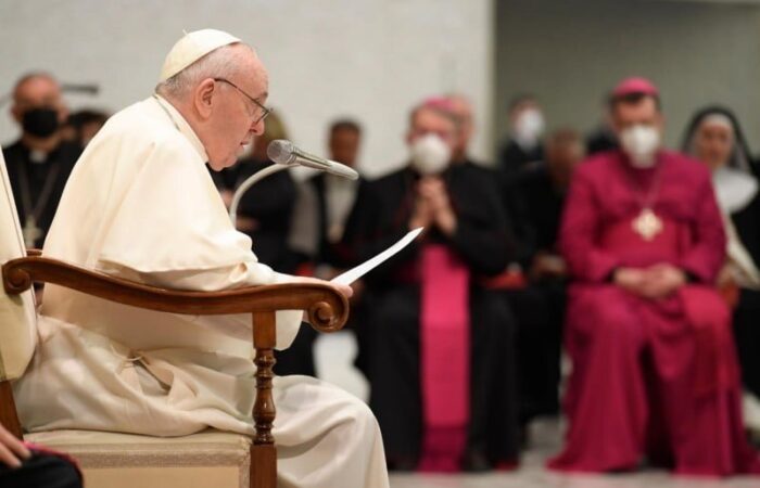 Papa Francesco udienza 16 marzo 2022