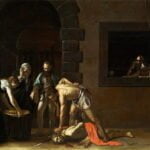 a decapitação de João Batista por Caravaggio