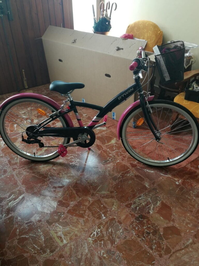 la bici nuova di Francesca