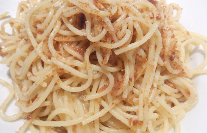 にんにくとオイルのスパゲッティ
